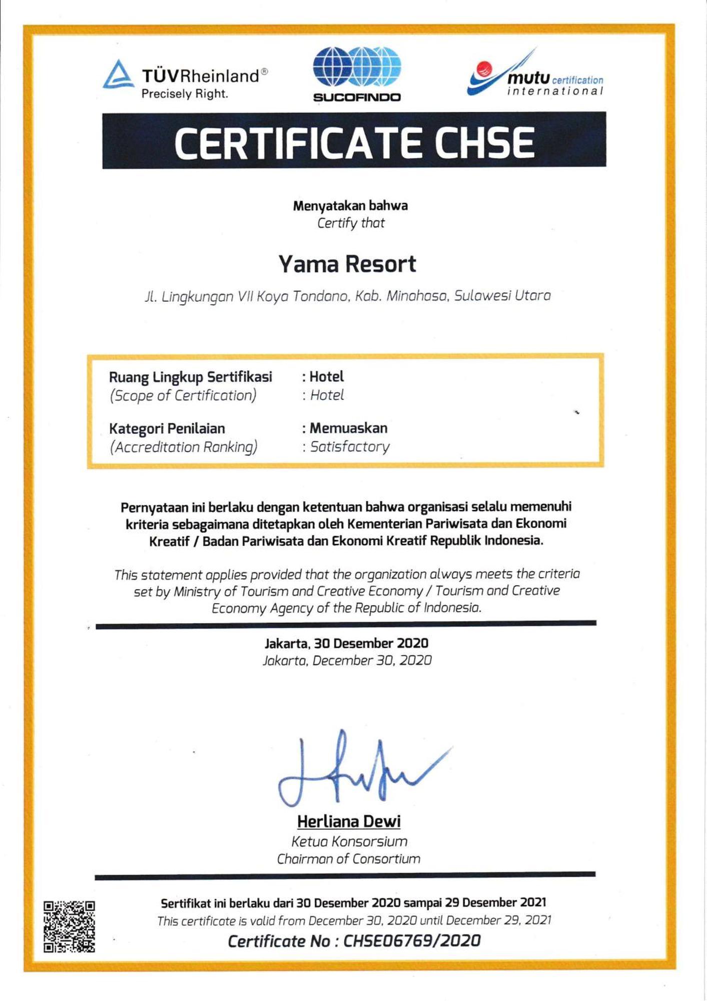 Yama Resort Indonesia Tondano Экстерьер фото